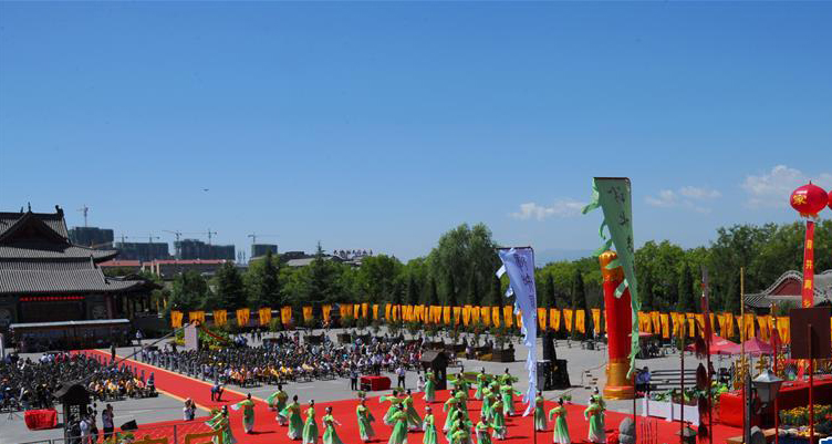 山西洪洞大槐樹舉行中元節(jié)祭祖活動