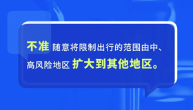 【海報】國家衛(wèi)健委要求疫情防控做到“九不準”