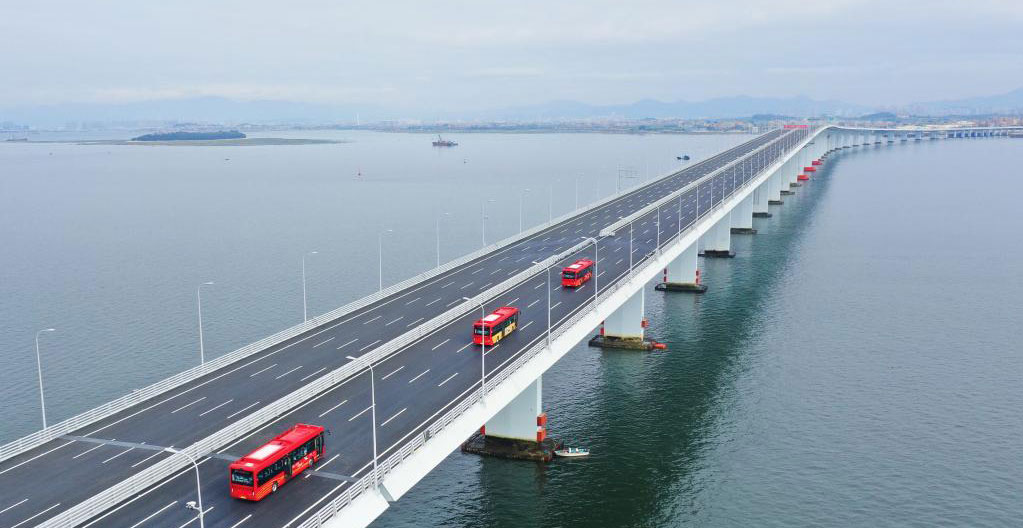 福建廈門翔安大橋主橋通車