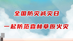 【手繪】全國防災(zāi)減災(zāi)日 一起防范森林草原火災(zāi)