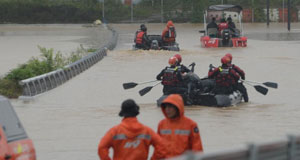 韓國(guó)連日強(qiáng)降雨已造成24人死亡