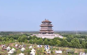 鸛雀樓：假期景區(qū)客流迎高峰